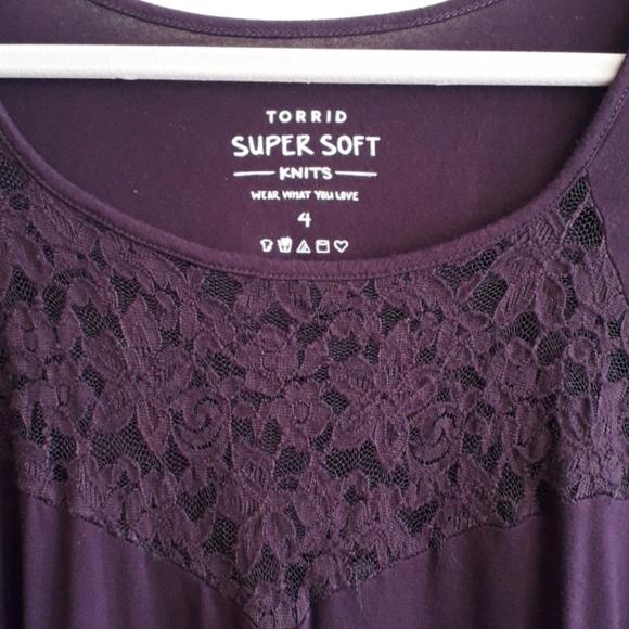 Torrid Super Soft Knits Sharkbite Tunic - Picture 3 of 8